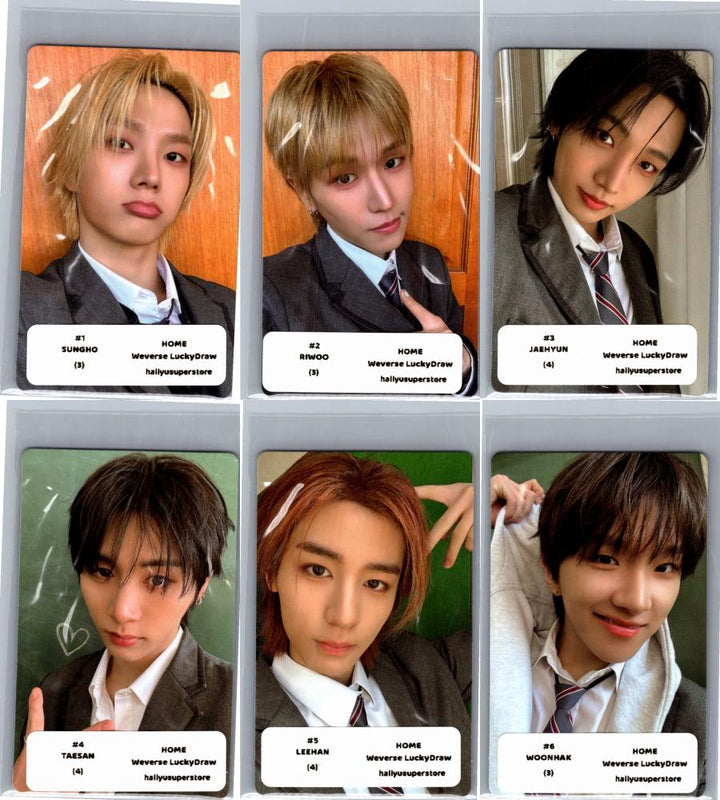 BOYNEXTDOOR "HOME" - Weverse Shop Lucky Draw Event Photocard [26.06.09]