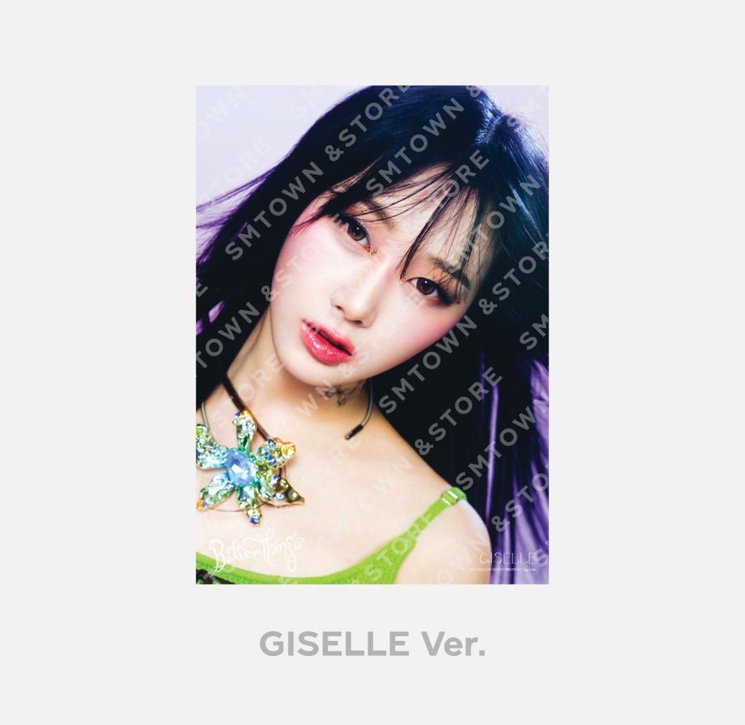 Aespa - [Better Things] Official MD (4x6 Photo Set, Postcard + Hologram Photocard Set, A4 Photo Set) - HALLYUSUPERSTORE