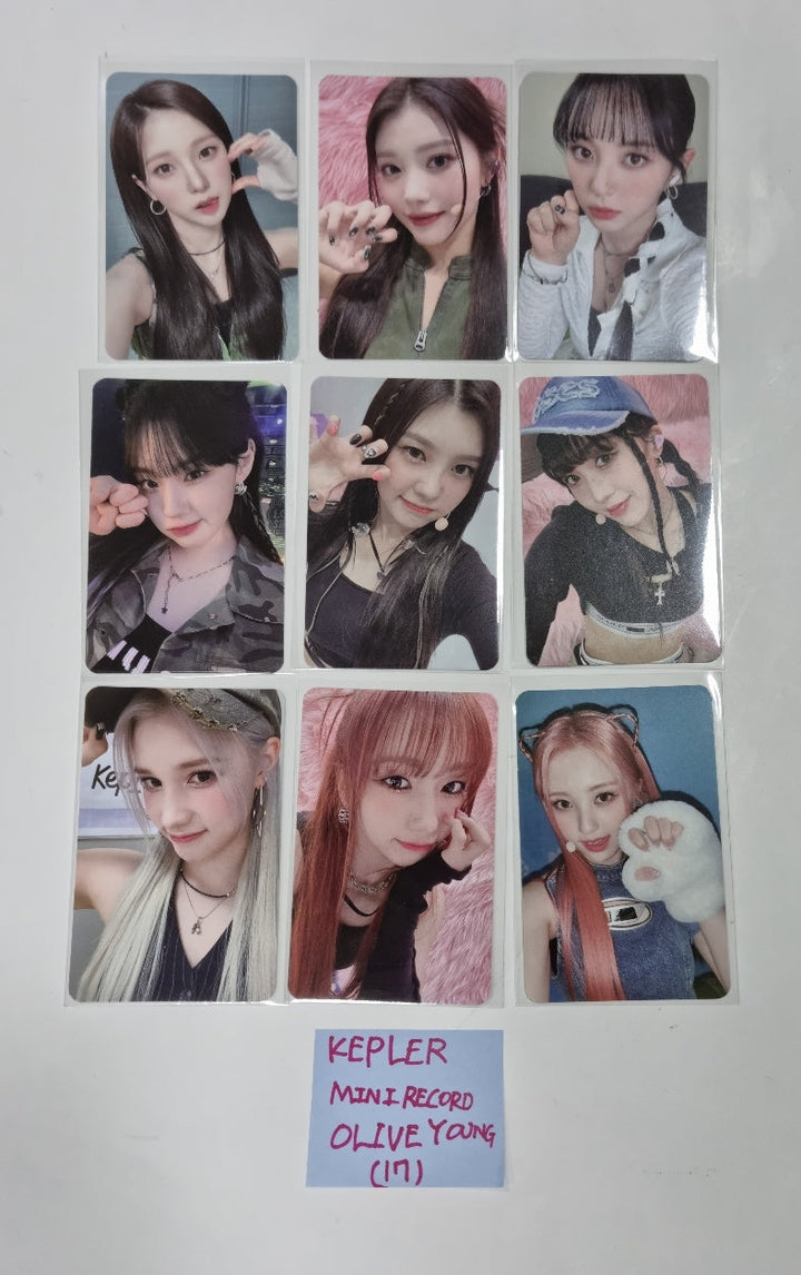 Kep1er "LOVESTRUCK! " - Olive Young (Mini Record) Come Back Show Special Photocards Set (9EA) [Restocked 4/25] - HALLYUSUPERSTORE