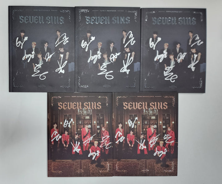 DRIPPIN "Seven Sins" - Hand Autographed(Signed) Promo Album - HALLYUSUPERSTORE