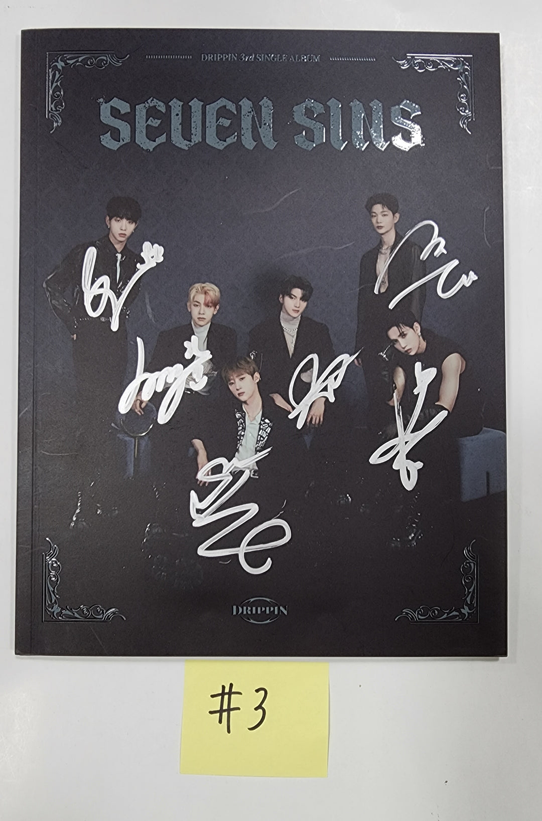 DRIPPIN "Seven Sins" - Hand Autographed(Signed) Promo Album - HALLYUSUPERSTORE