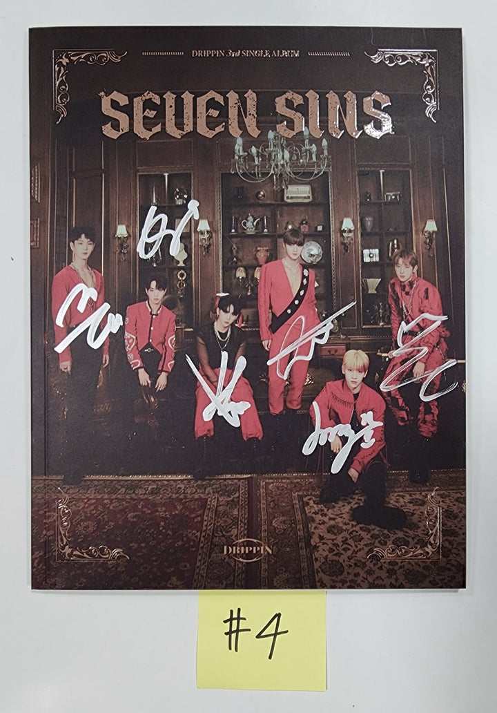 DRIPPIN "Seven Sins" - Hand Autographed(Signed) Promo Album - HALLYUSUPERSTORE