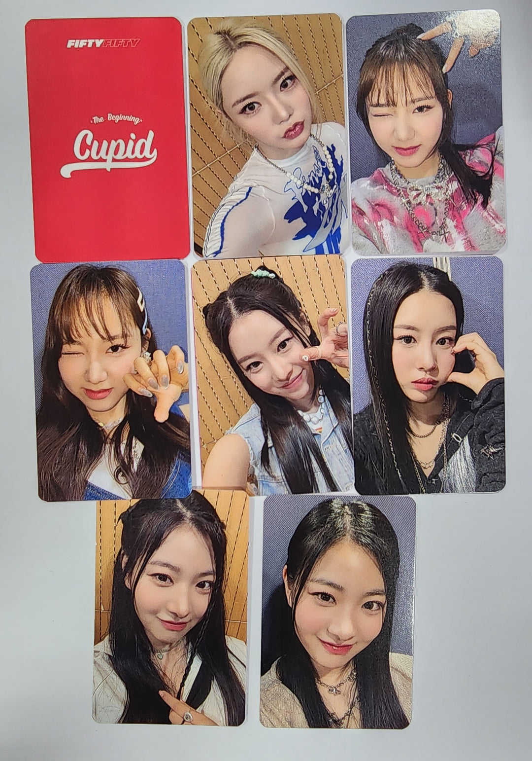 FIFTY FIFTY "The Beginning: Cupid" - KNPOPS Fansign Event Photocard - HALLYUSUPERSTORE