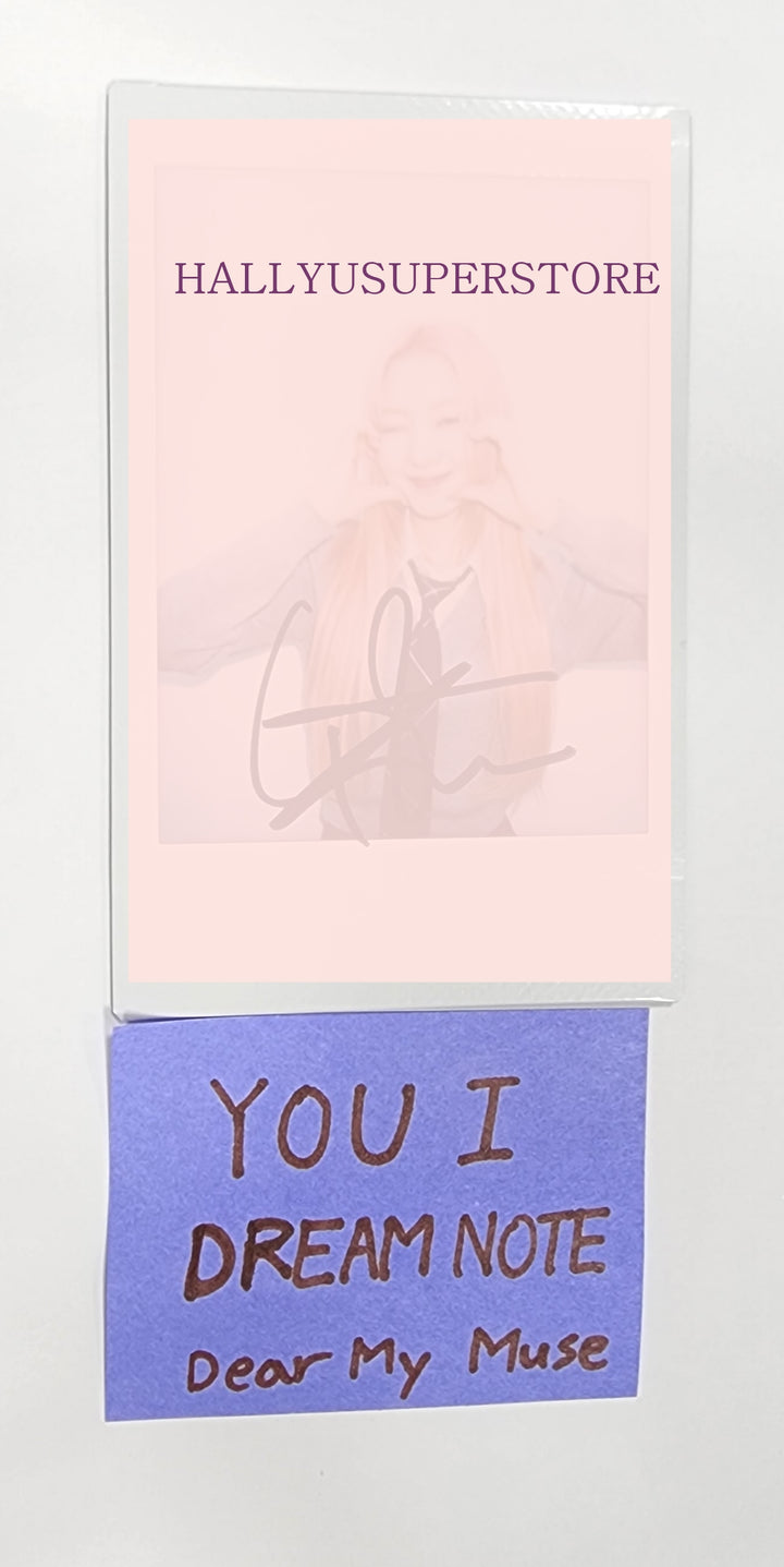 YOUI (Of Dream Note) - Hand Autographed(Signed) Polaroid - HALLYUSUPERSTORE