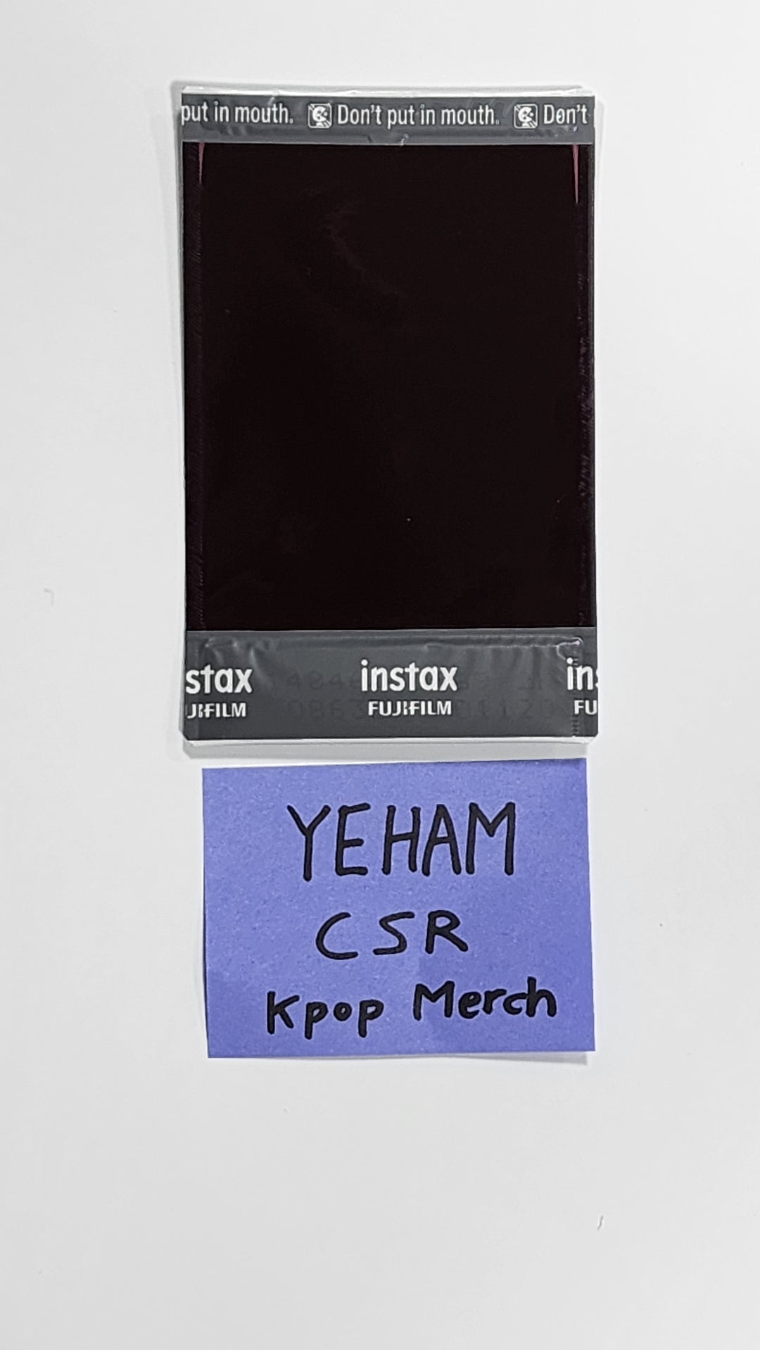 YEHAM (Of CSR) "DELIGHT"- Hand Autographed(Signed) Polaroid - HALLYUSUPERSTORE