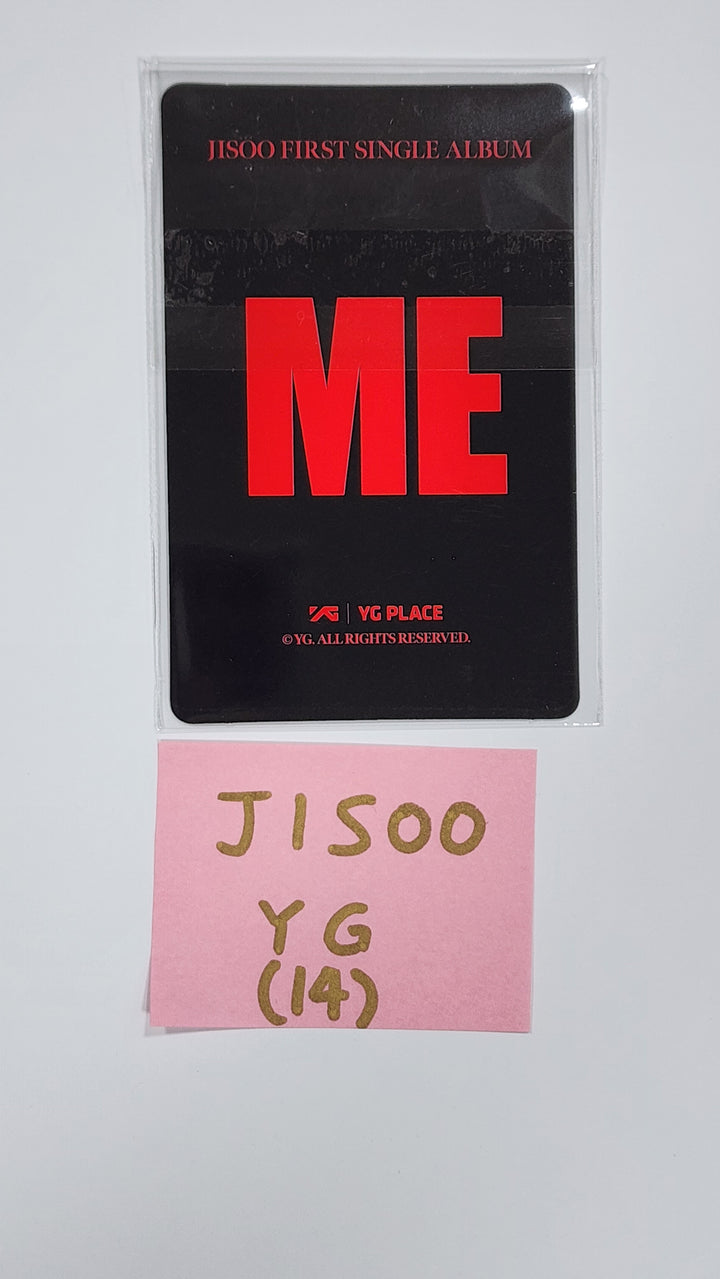JISOO (Of Black Pink) "ME" YG TAG ALBUM (LP Ver.) - YG Select Fansign Event Photocard - HALLYUSUPERSTORE