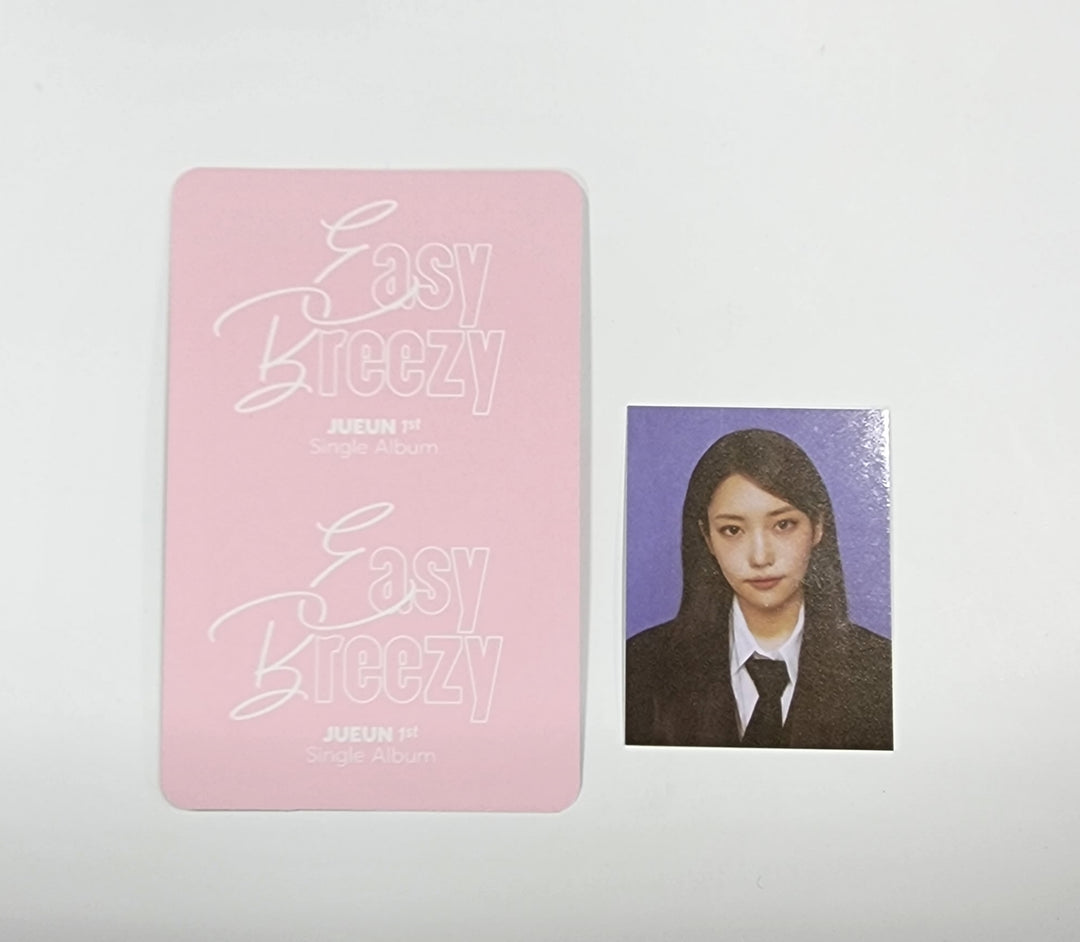 JUEUN "Easy Breezy" - Official Photocard, ID Photo - HALLYUSUPERSTORE