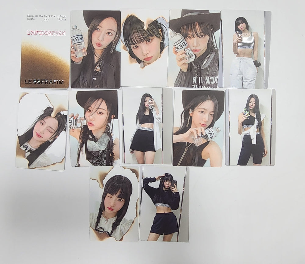 LE SSERAFIM "UNFORGIVEN" - Official Photocard [Compact Ver.] - HALLYUSUPERSTORE