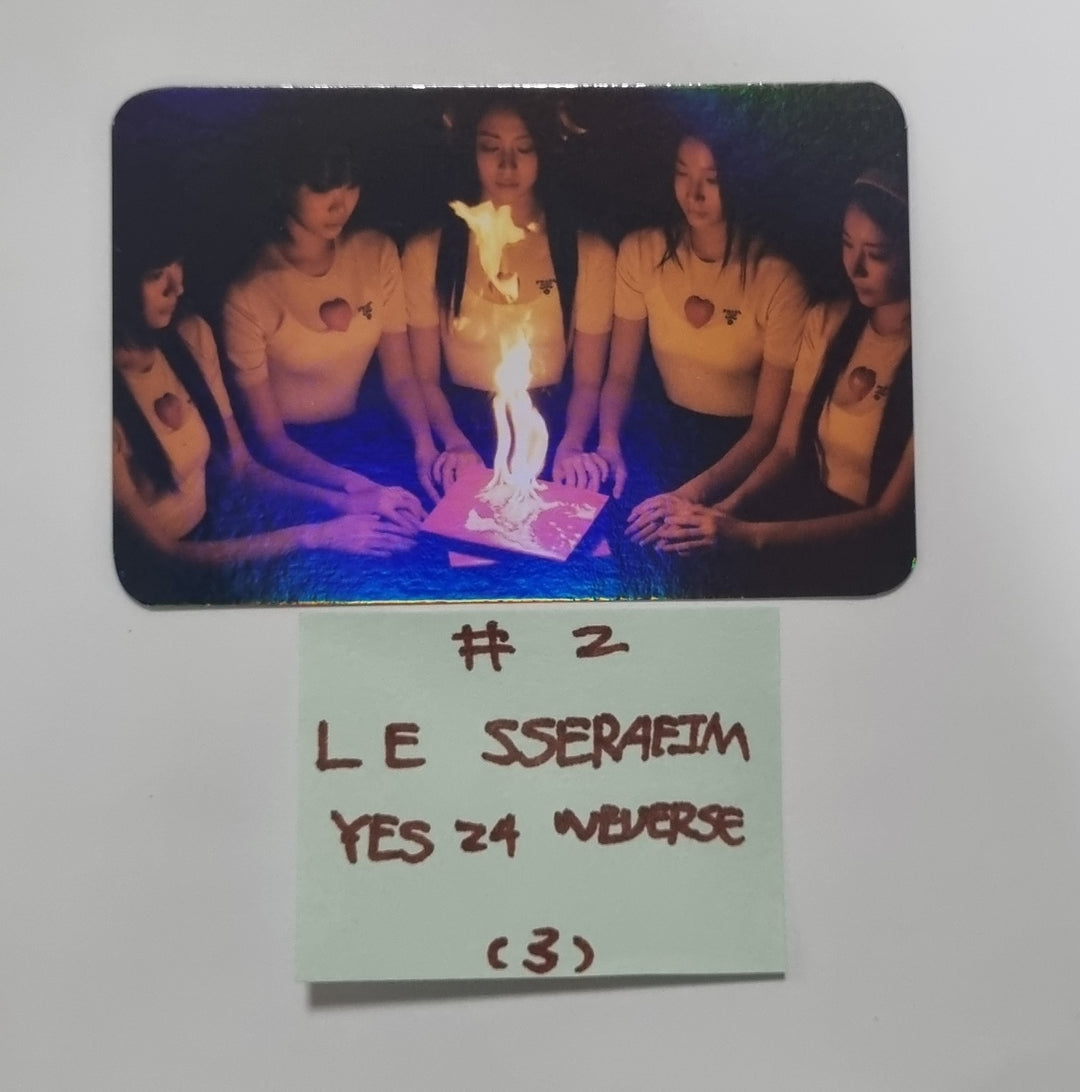 LE SSERAFIM "UNFORGIVEN" - Yes24 Pre-Order Benefit Hologram Photocard [Weverse Album Ver.] - HALLYUSUPERSTORE