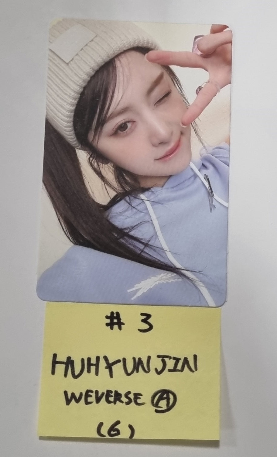 LE SSERAFIM "UNFORGIVEN" - Official Photocard, Instant Photo [Weverse Album Ver.] - HALLYUSUPERSTORE