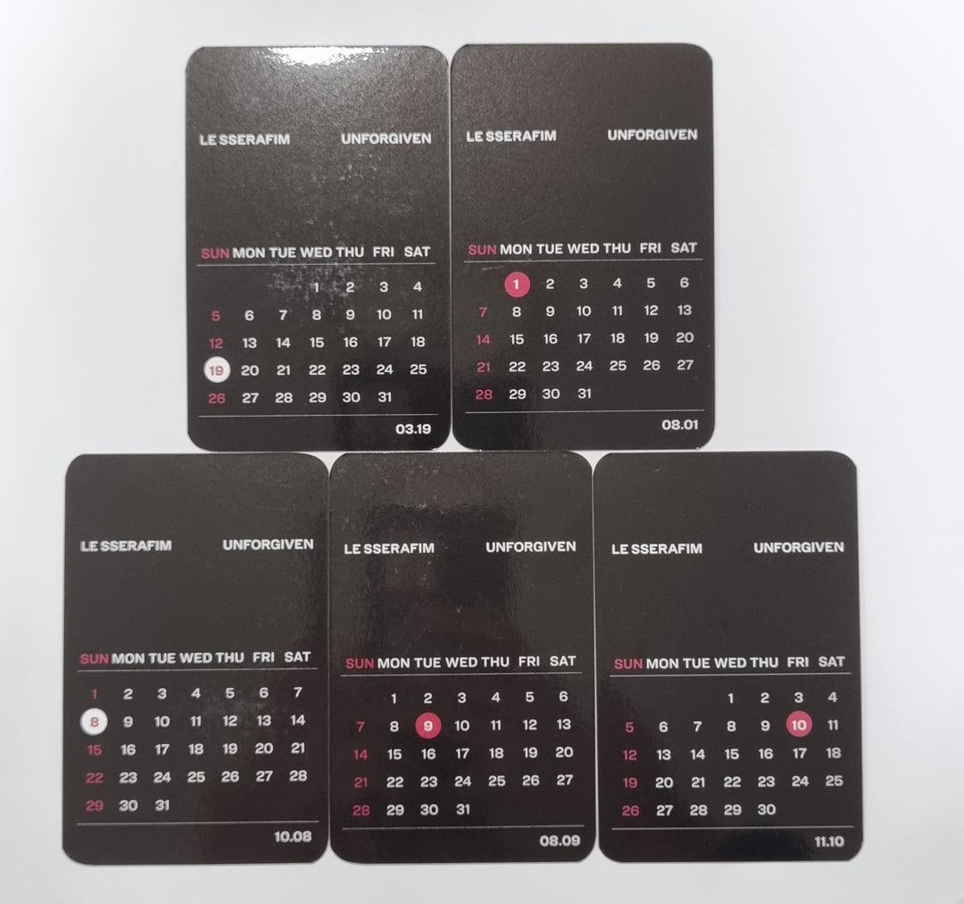 LE SSERAFIM "UNFORGIVEN" - Yes24 Pre-Order Benefit Photocard [Compact Ver.] - HALLYUSUPERSTORE