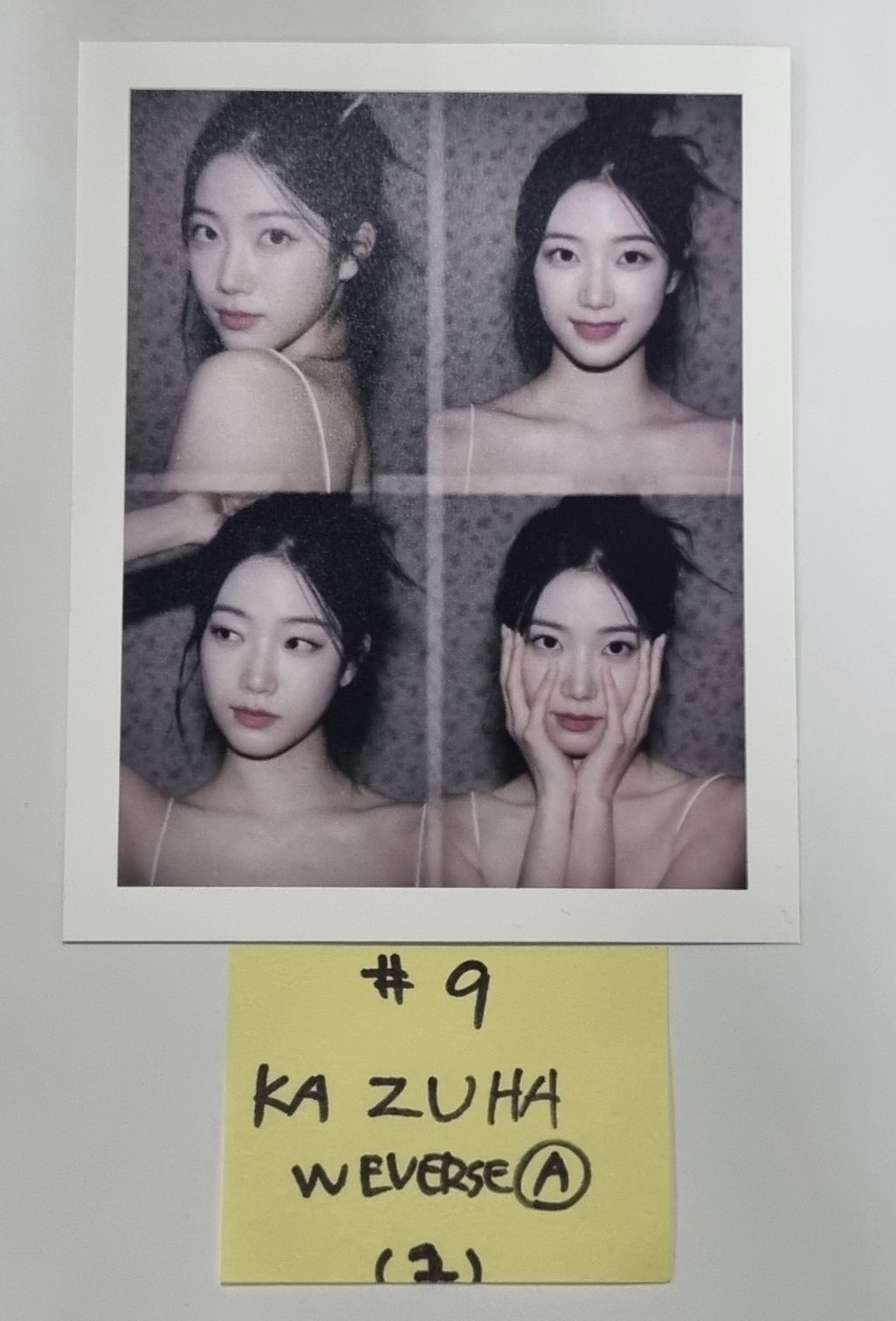 LE SSERAFIM "UNFORGIVEN" - Official Photocard, Instant Photo [Weverse Album Ver.] - HALLYUSUPERSTORE