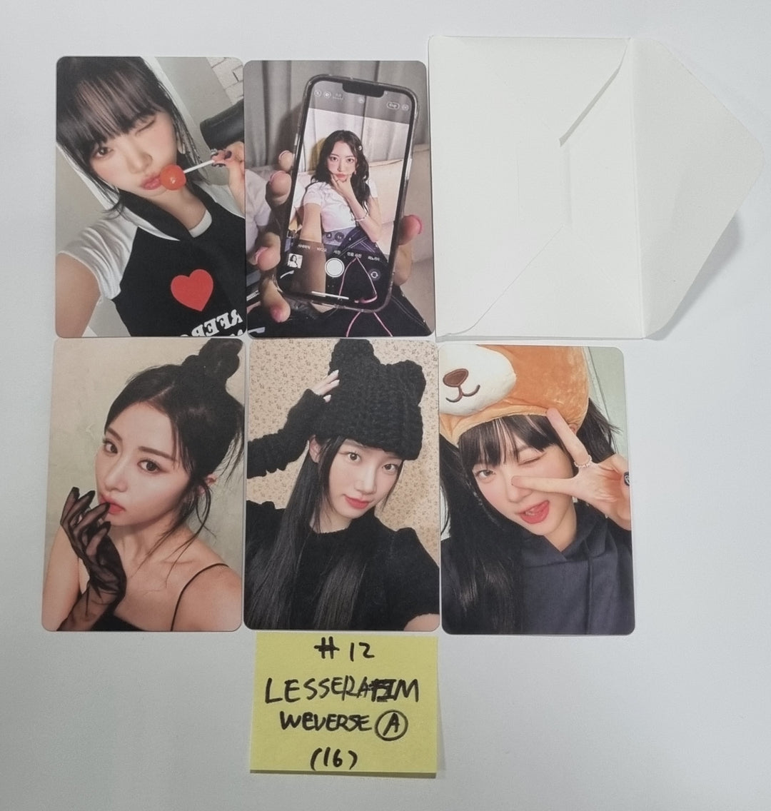 LE SSERAFIM "UNFORGIVEN" - Official Photocard, Instant Photo [Weverse Album Ver.] - HALLYUSUPERSTORE