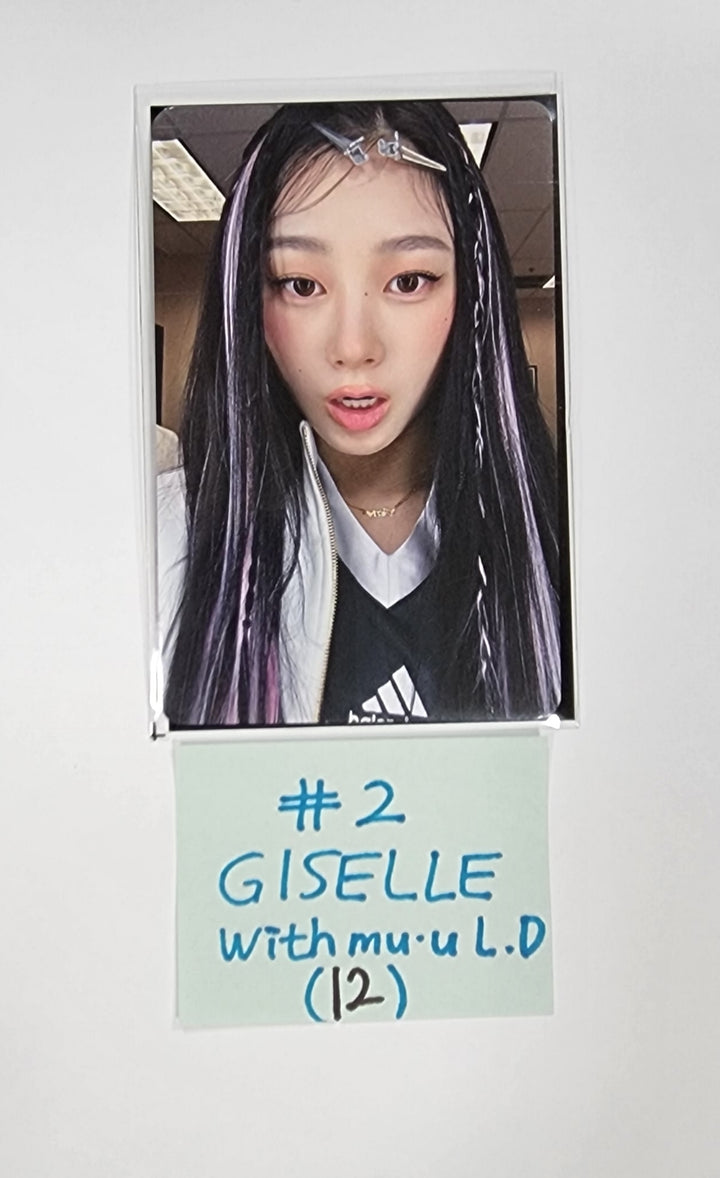 Aespa "MY WORLD" - Withmuu Lucky Draw Event Photocard - HALLYUSUPERSTORE