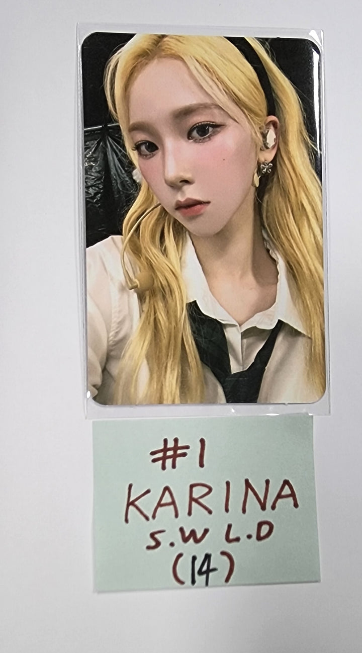 Aespa "MY WORLD" - Soundwave Lucky Draw Event Photocard - HALLYUSUPERSTORE
