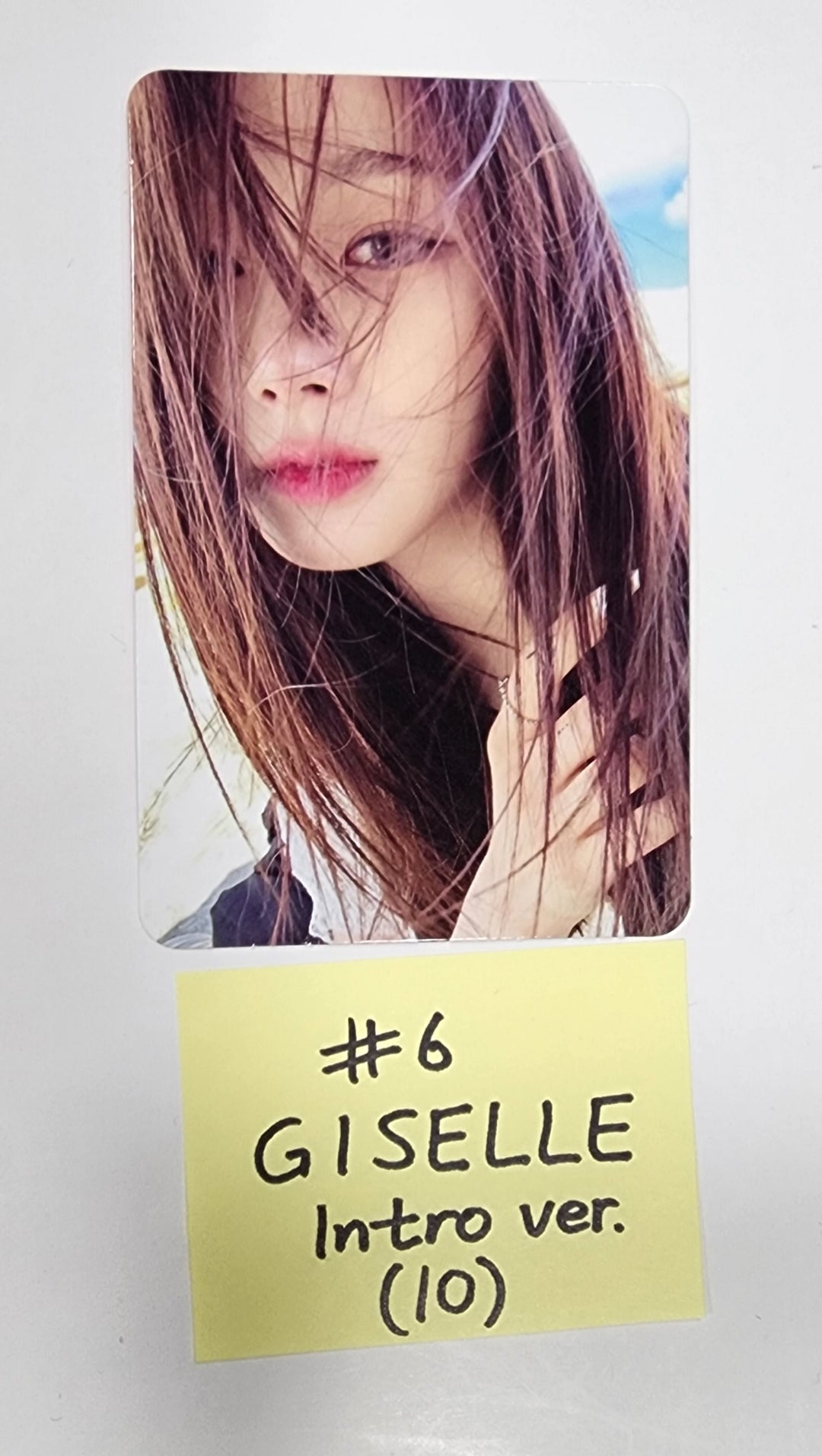 Aespa "MY WORLD" - Official Photocard [Tabloid Ver, Intro Ver.] - HALLYUSUPERSTORE