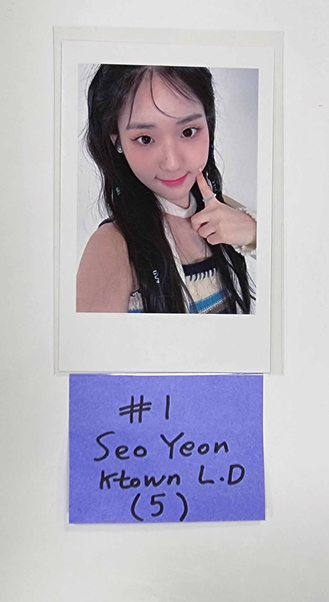 +(KR)ystal Eyes "AESTHETIC" - Ktown4U Lucky Draw &amp; Drink Event Polaroid Type Photocard - HALLYUSUPERSTORE