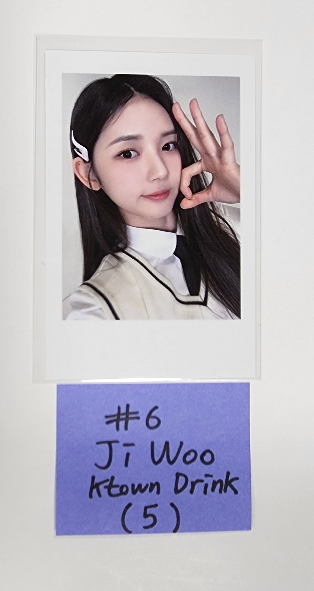 +(KR)ystal Eyes "AESTHETIC" - Ktown4U Lucky Draw &amp; Drink Event Polaroid Type Photocard - HALLYUSUPERSTORE