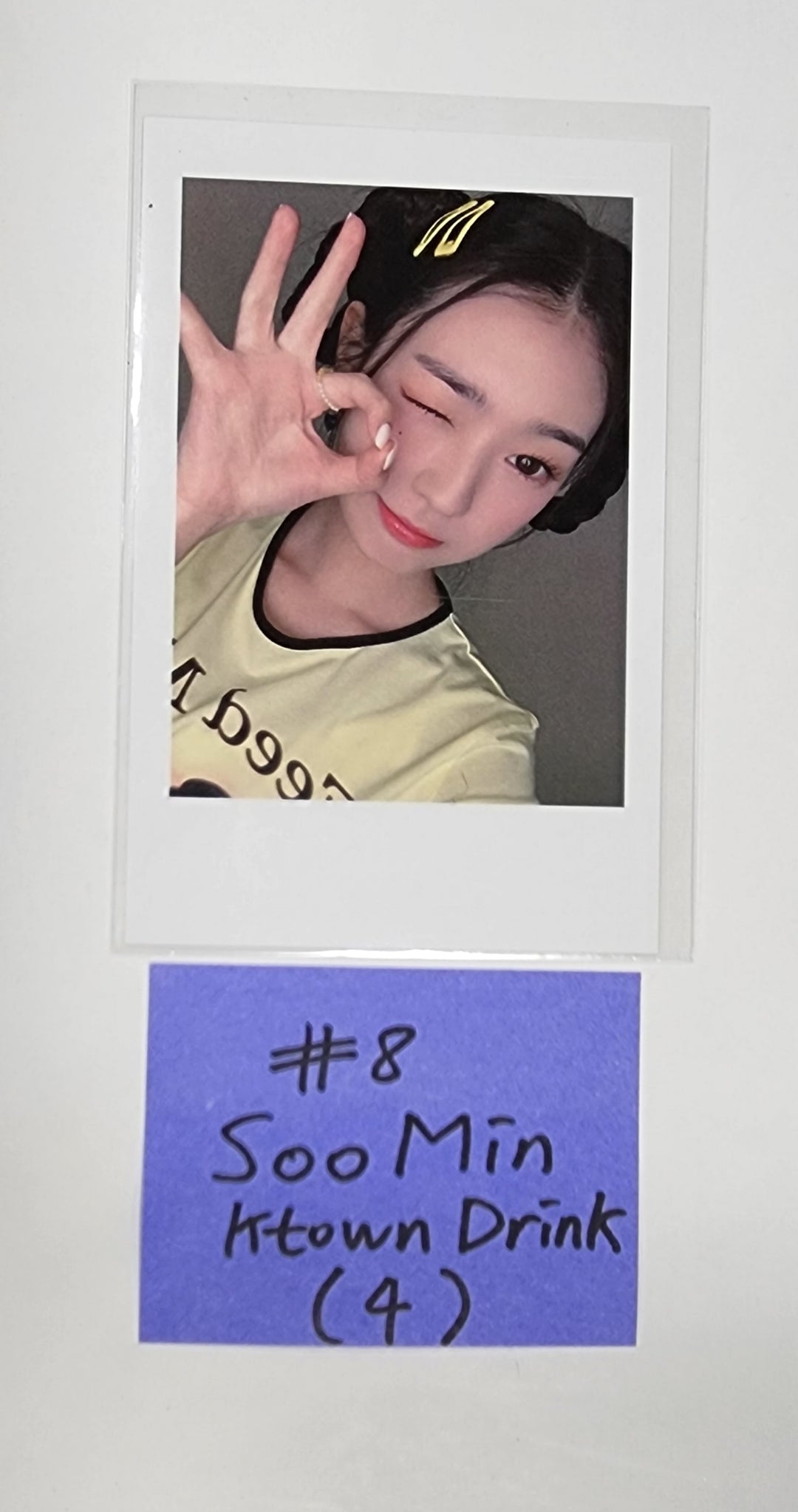 +(KR)ystal Eyes "AESTHETIC" - Ktown4U Lucky Draw &amp; Drink Event Polaroid Type Photocard - HALLYUSUPERSTORE