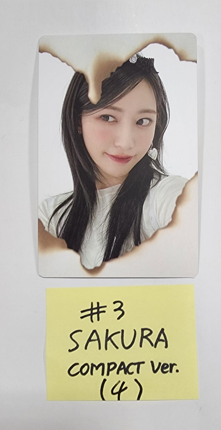 LE SSERAFIM "UNFORGIVEN" - Official Photocard [Compact Ver.] - HALLYUSUPERSTORE