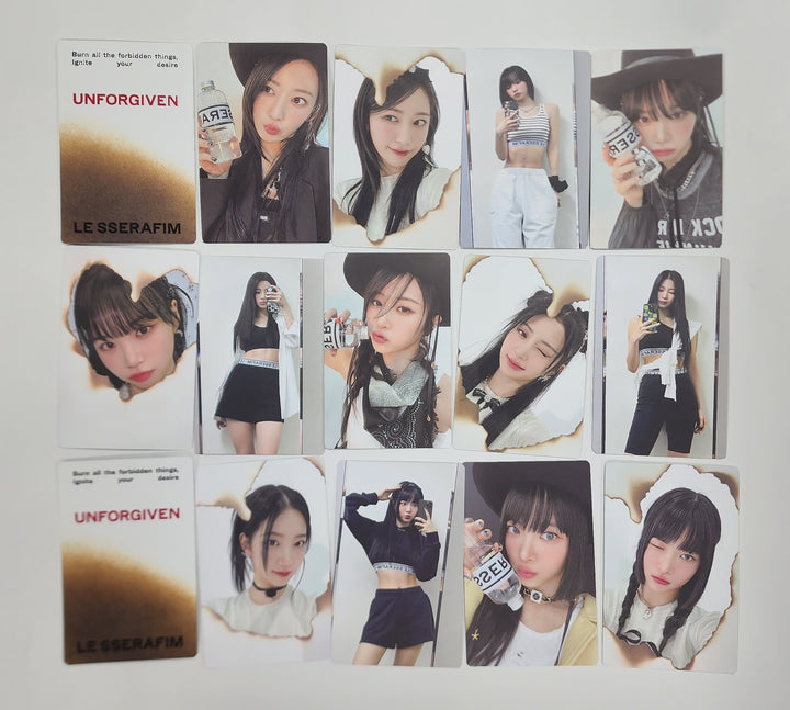 LE SSERAFIM "UNFORGIVEN" - Official Photocard [Compact Ver.] - HALLYUSUPERSTORE