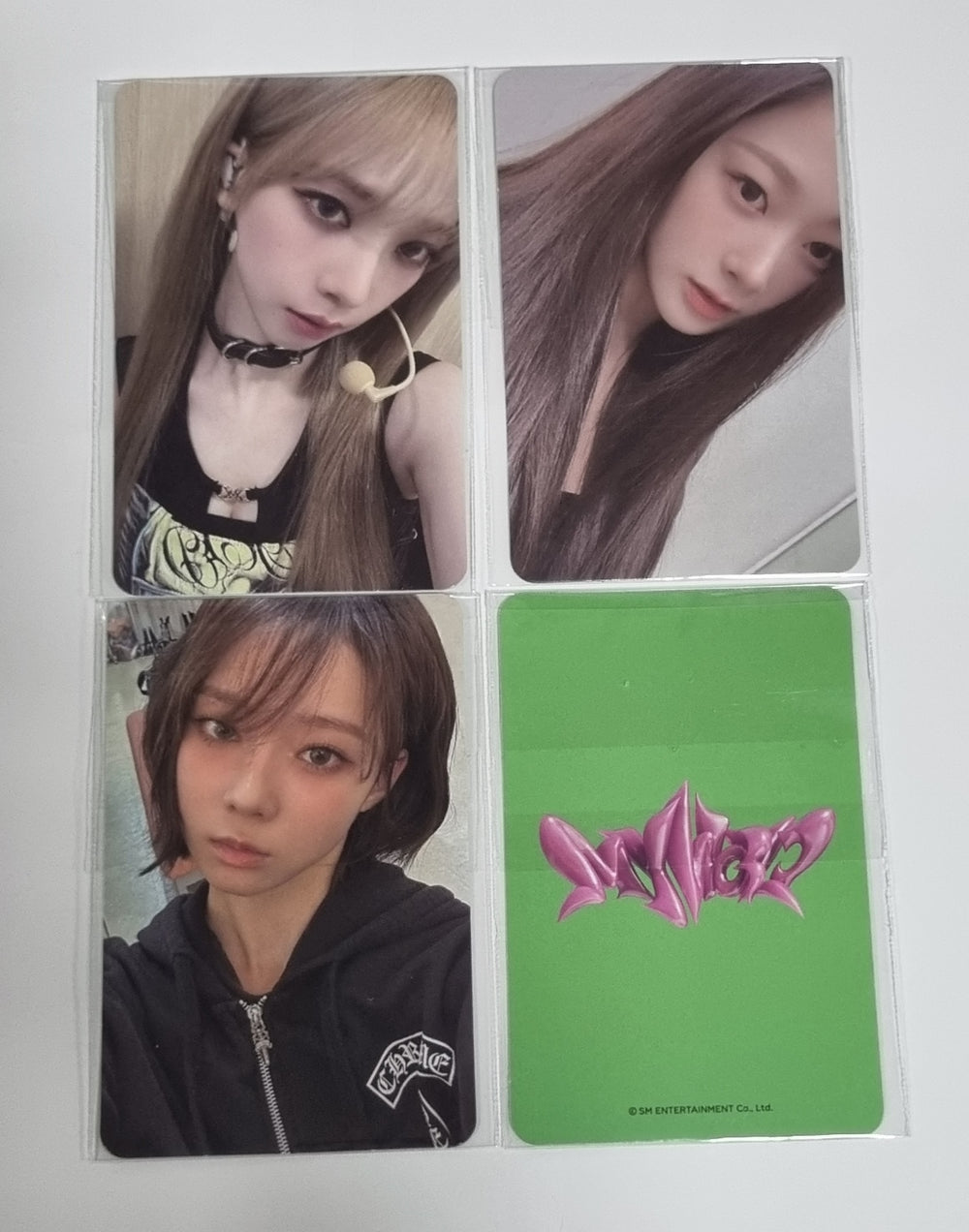 Aespa "MY WORLD" - SM Town Fansign Event Photocard - HALLYUSUPERSTORE