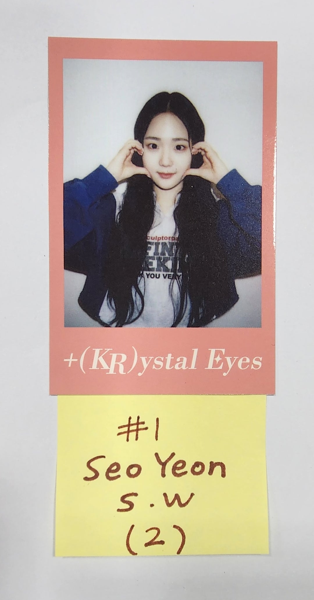 +(KR)ystal Eyes "AESTHETIC" - Soundwave Fansign Event Polaroid Type Photocard - HALLYUSUPERSTORE