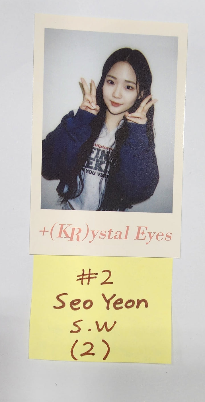 +(KR)ystal Eyes "AESTHETIC" - Soundwave Fansign Event Polaroid Type Photocard - HALLYUSUPERSTORE