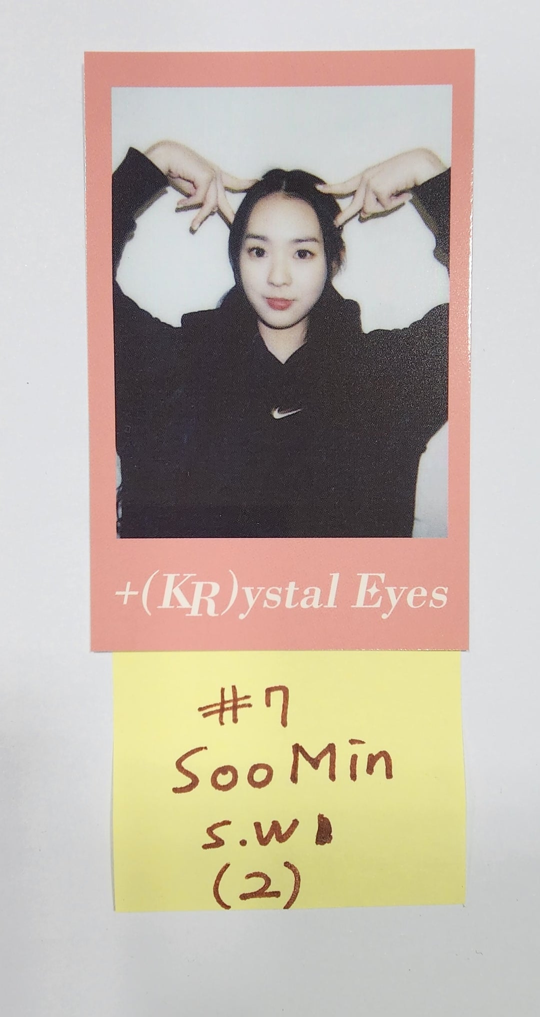 +(KR)ystal Eyes "AESTHETIC" - Soundwave Fansign Event Polaroid Type Photocard - HALLYUSUPERSTORE