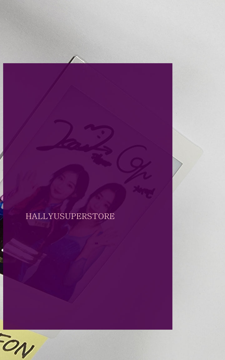 Chae Yeon &amp; Kaede (Of TripleS) "ASSEMBLE" - Hand Autographed(Signed) Polaroid - HALLYUSUPERSTORE