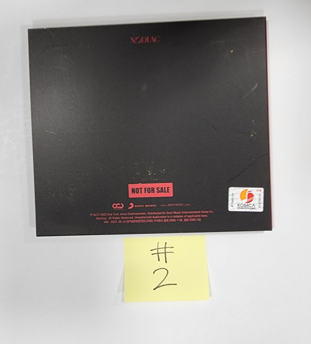 XODIAC "THROW A DICE" - Hand Autographed(Signed) Promo Album - HALLYUSUPERSTORE
