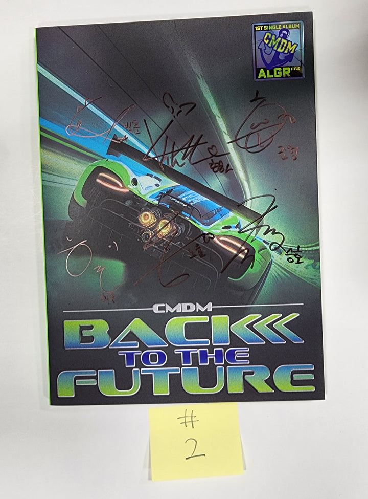 CMDM "BACK TO THE FUTURE" - Hand Autographed(Signed) Promo Album - HALLYUSUPERSTORE
