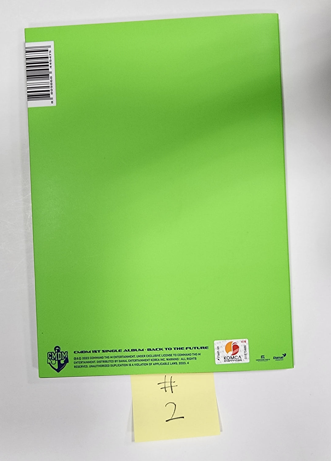 CMDM "BACK TO THE FUTURE" - Hand Autographed(Signed) Promo Album - HALLYUSUPERSTORE
