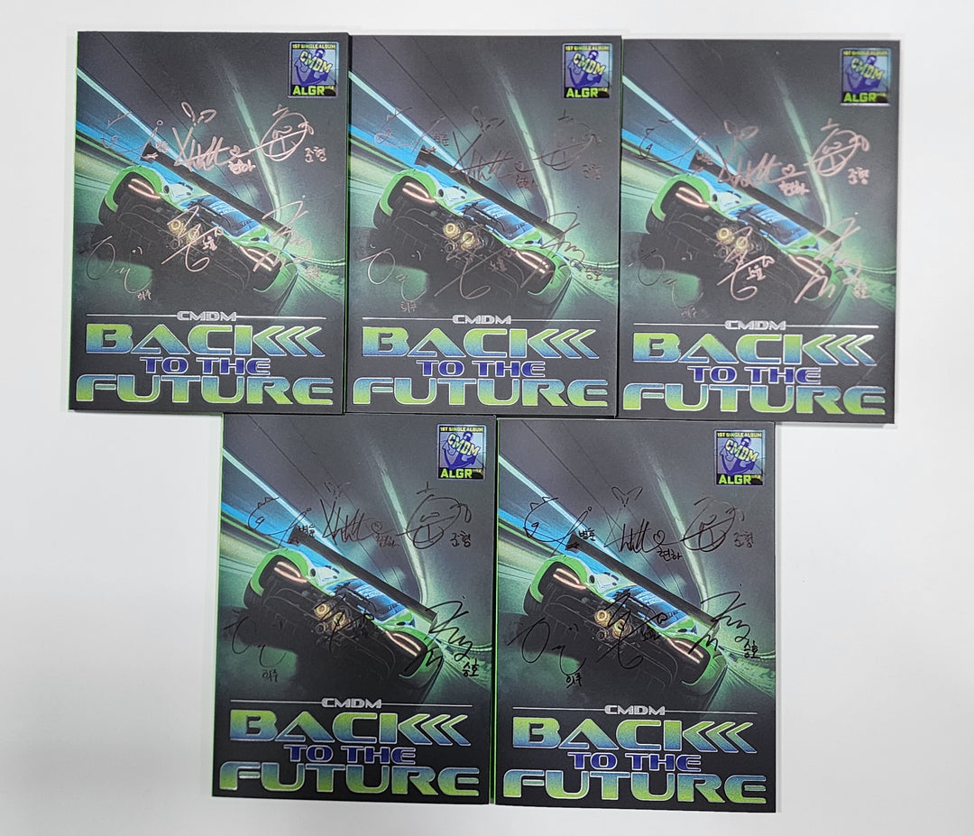 CMDM "BACK TO THE FUTURE" - Hand Autographed(Signed) Promo Album - HALLYUSUPERSTORE