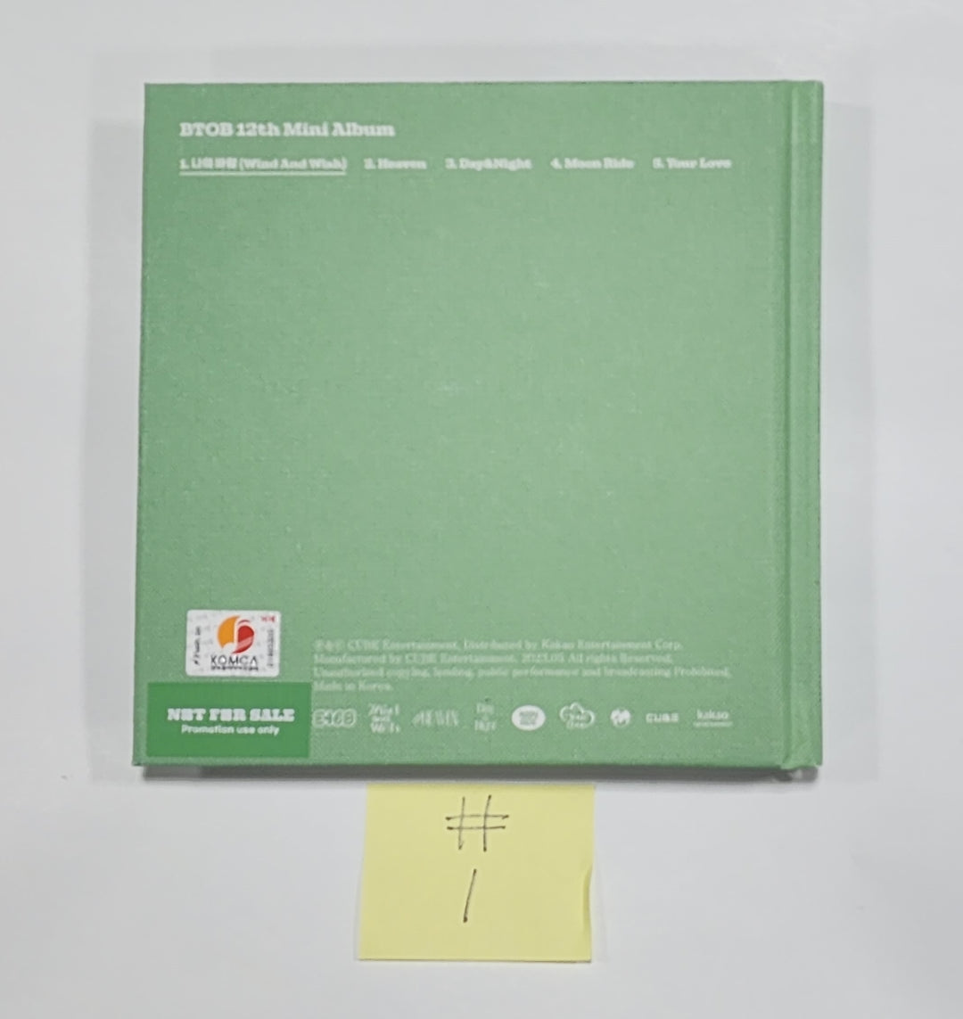 BTOB "WIND AND WISH" - Hand Autographed(Signed) Promo Album - HALLYUSUPERSTORE