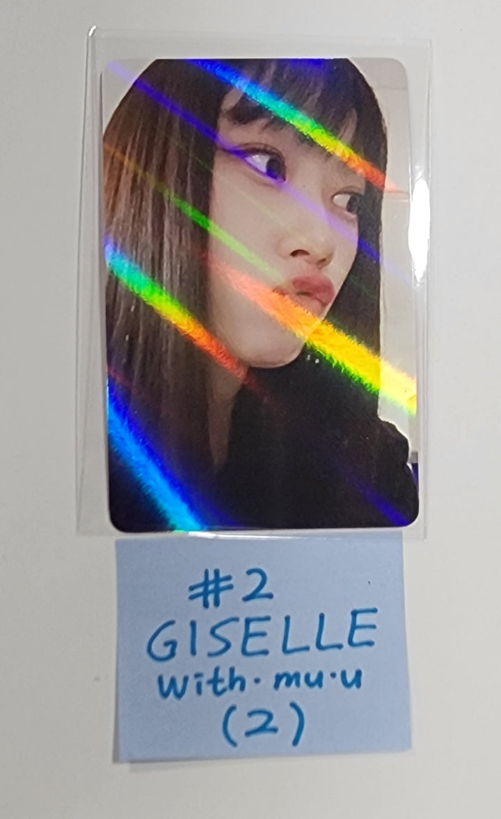 Aespa "MY WORLD" - Withmuu Pre-Order Benefit Hologram Photocard - HALLYUSUPERSTORE
