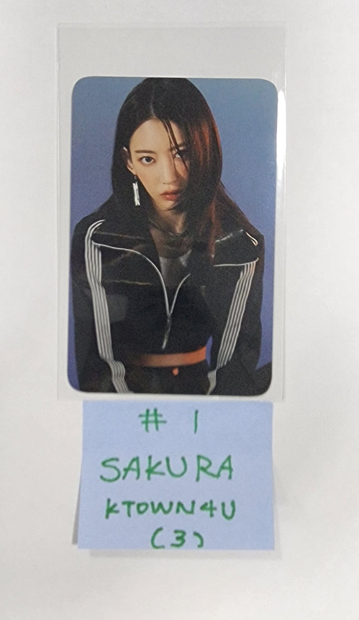 LE SSERAFIM "UNFORGIVEN" - Ktown4U Pre-Order Benefit Photocard &amp; Transparent Slim PVC Photocard - HALLYUSUPERSTORE