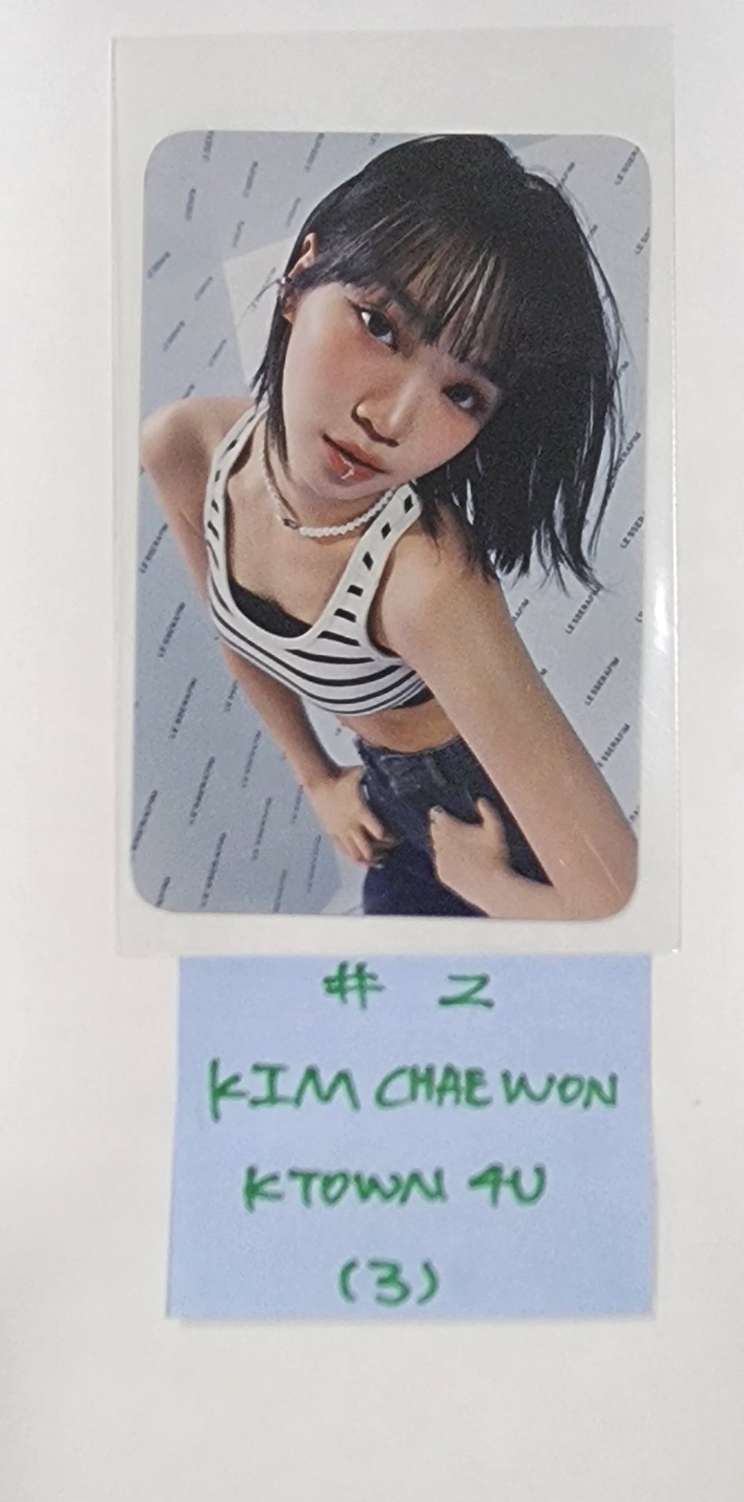 LE SSERAFIM "UNFORGIVEN" - Ktown4U Pre-Order Benefit Photocard &amp; Transparent Slim PVC Photocard - HALLYUSUPERSTORE