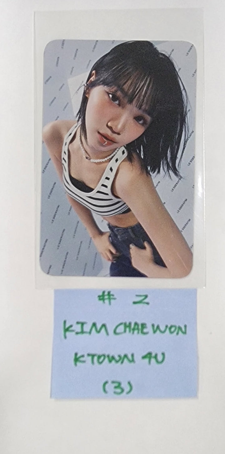 LE SSERAFIM "UNFORGIVEN" - Ktown4U Pre-Order Benefit Photocard &amp; Transparent Slim PVC Photocard - HALLYUSUPERSTORE