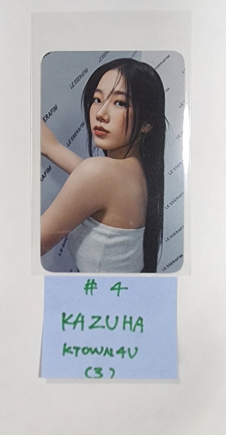 LE SSERAFIM "UNFORGIVEN" - Ktown4U Pre-Order Benefit Photocard &amp; Transparent Slim PVC Photocard - HALLYUSUPERSTORE