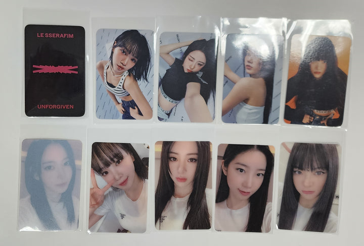 LE SSERAFIM "UNFORGIVEN" - Ktown4U Pre-Order Benefit Photocard &amp; Transparent Slim PVC Photocard - HALLYUSUPERSTORE