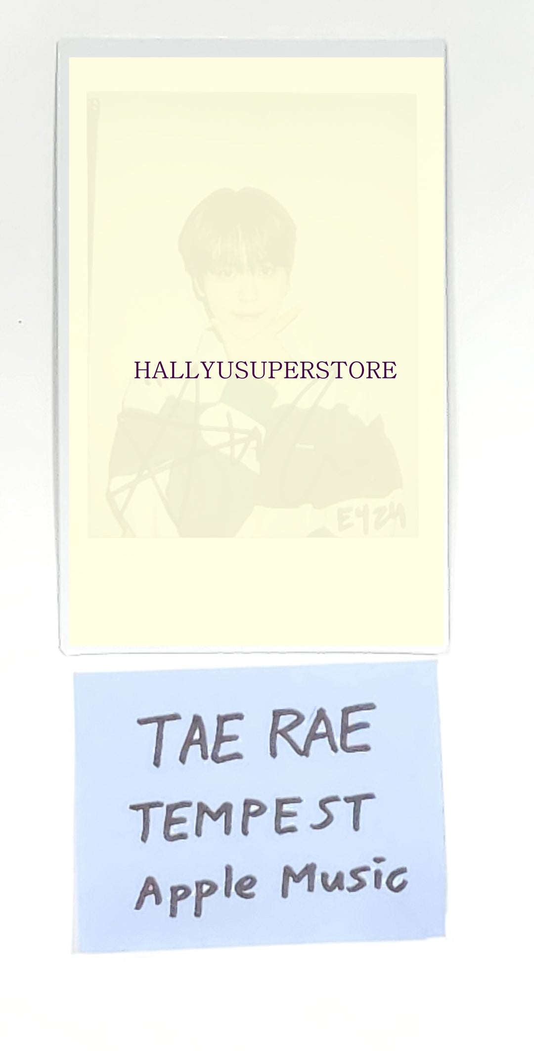 Taerae (Of TEMPEST) "폭풍전야" - Hand Autographed(Signed) Polaroid - HALLYUSUPERSTORE