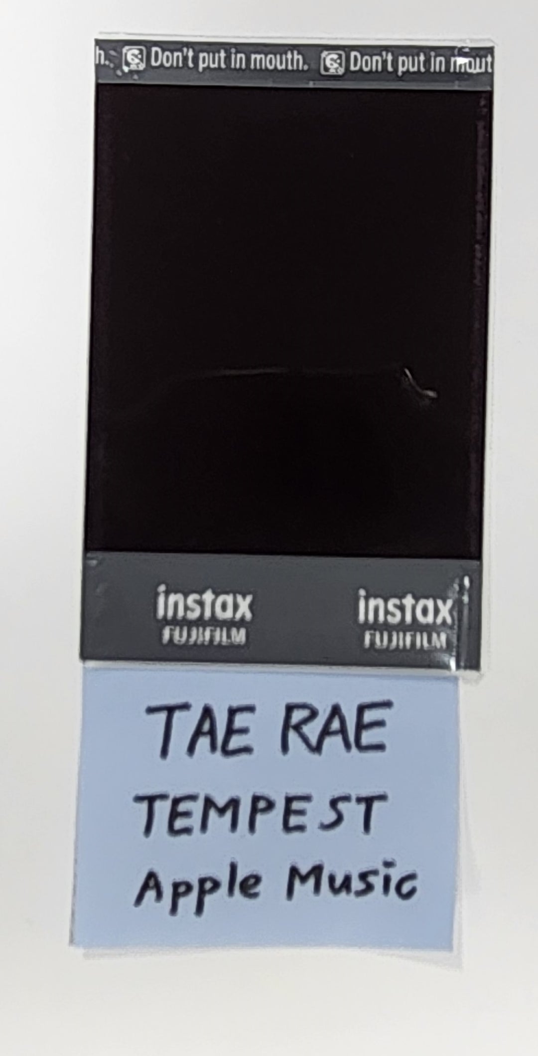 Taerae (Of TEMPEST) "폭풍전야" - Hand Autographed(Signed) Polaroid - HALLYUSUPERSTORE