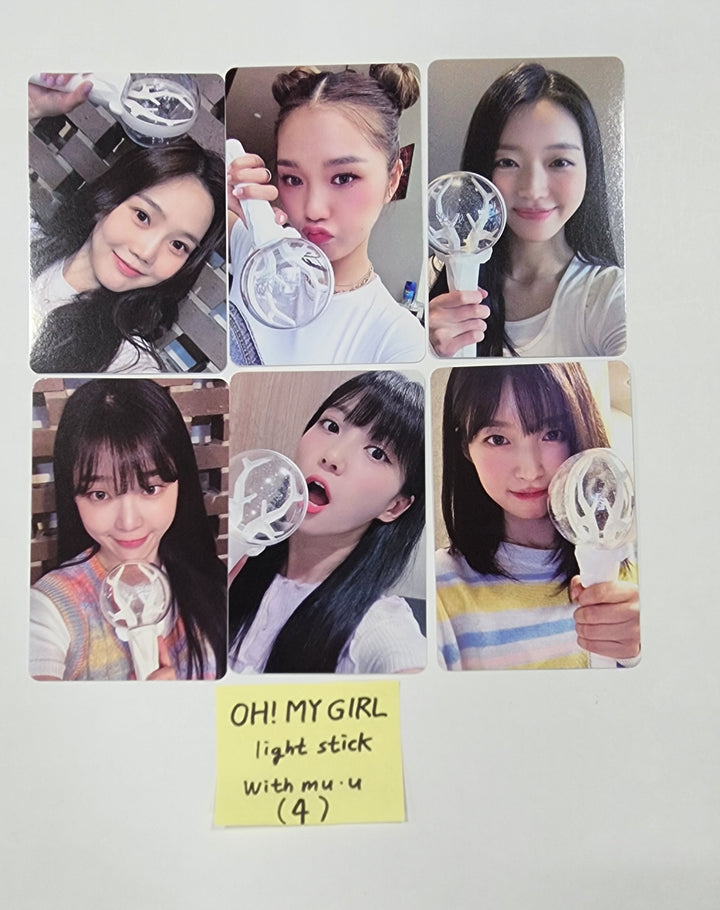 Oh My Girl - Official Lightstick VER 1.5 Withmuu Pre-Order Benefit Photocards Set (6EA) - HALLYUSUPERSTORE