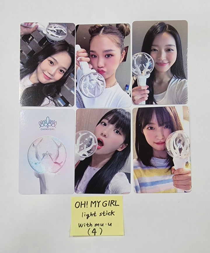 Oh My Girl - Official Lightstick VER 1.5 Withmuu Pre-Order Benefit Photocards Set (6EA) - HALLYUSUPERSTORE