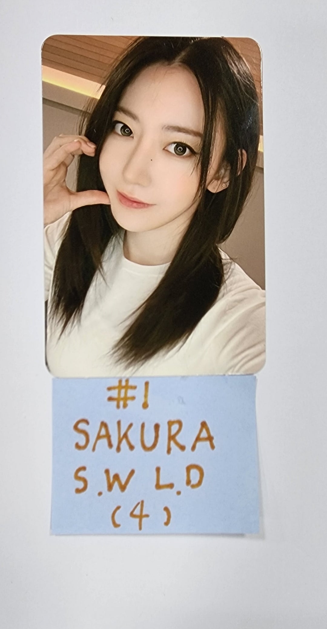 LE SSERAFIM "UNFORGIVEN" - Soundwave Lucky Draw Event Photocard &amp; Postcard - HALLYUSUPERSTORE
