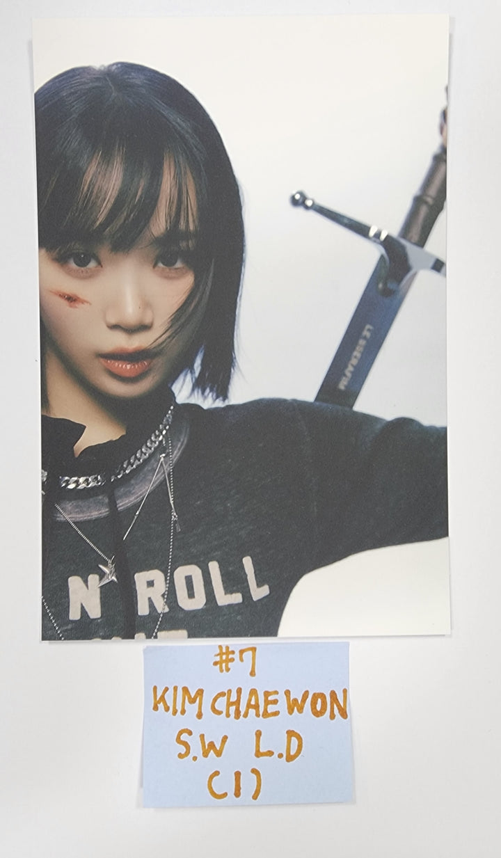 LE SSERAFIM "UNFORGIVEN" - Soundwave Lucky Draw Event Photocard &amp; Postcard - HALLYUSUPERSTORE