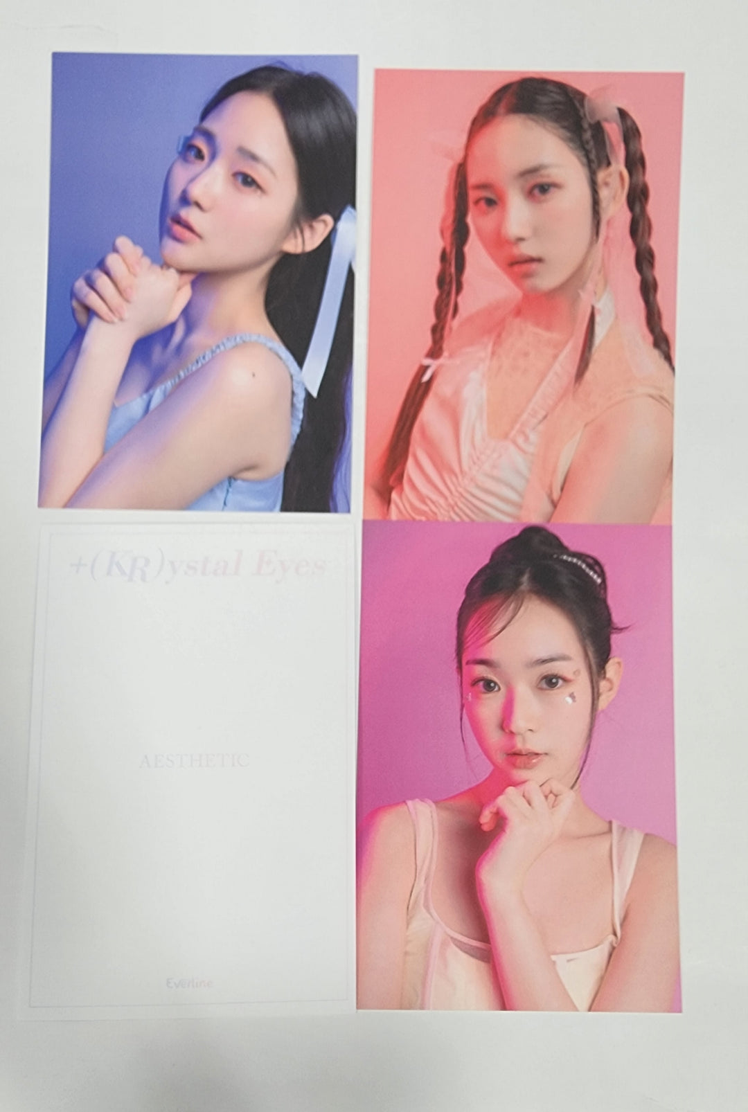 +(KR)ystal Eyes "AESTHETIC" - Everline Event Photo Postcard - HALLYUSUPERSTORE