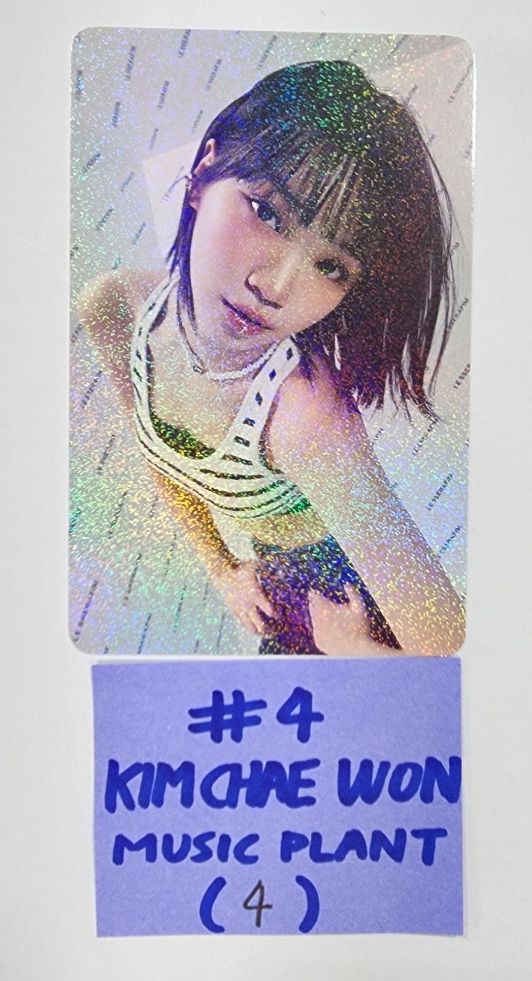 LE SSERAFIM "UNFORGIVEN" - Music Plant Pre-Order Benefit Hologram Photocard - HALLYUSUPERSTORE