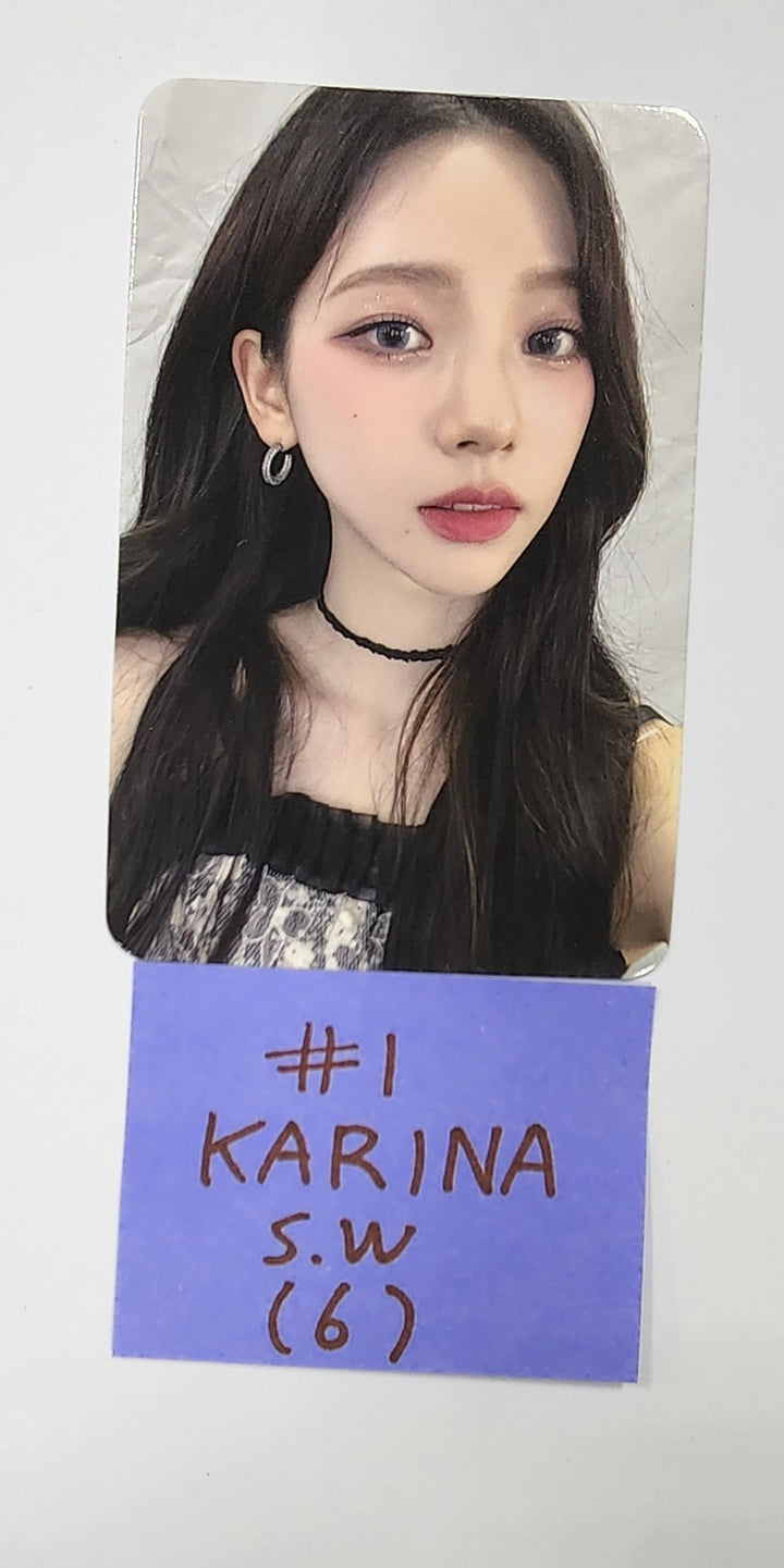 Aespa "MY WORLD" - Soundwave Pre-Order Benefit Photocard - HALLYUSUPERSTORE